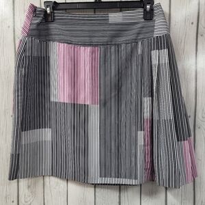 Worthington knee length side pleated skirt